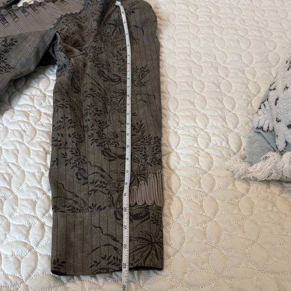 Hunt Club Vintage Women's Floral Open -Face Jacket with Cord Embellishment XL - Picture 9 of 11